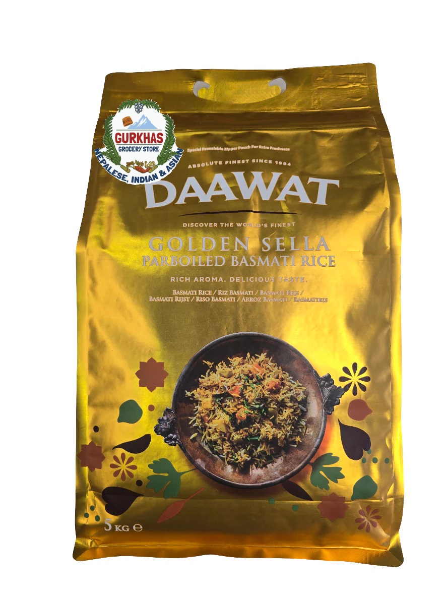 Daawat Golden Sella Parboiled Rice 5kg